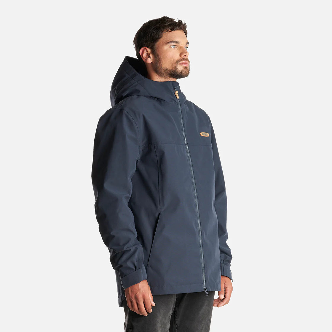 Casaca Hombre Citizen Warm B-Dry Hoody Jacket Azul