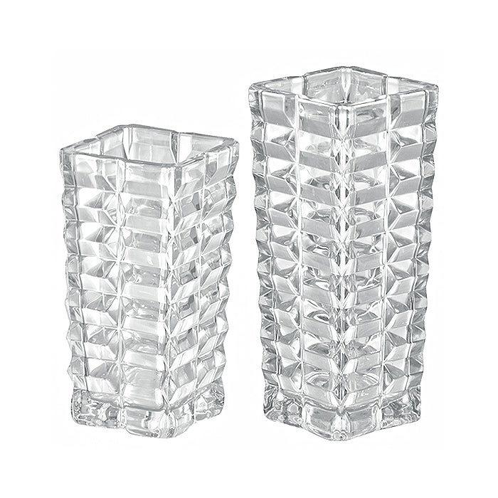 Florero Clear Cub Frederick Gold 29.5 cm