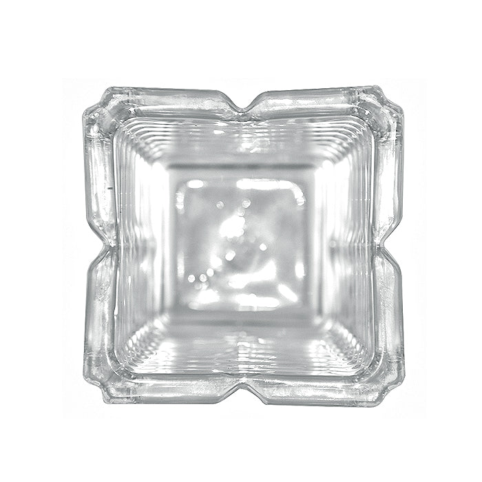 Florero Clear Cub Frederick Gold 29.5 cm