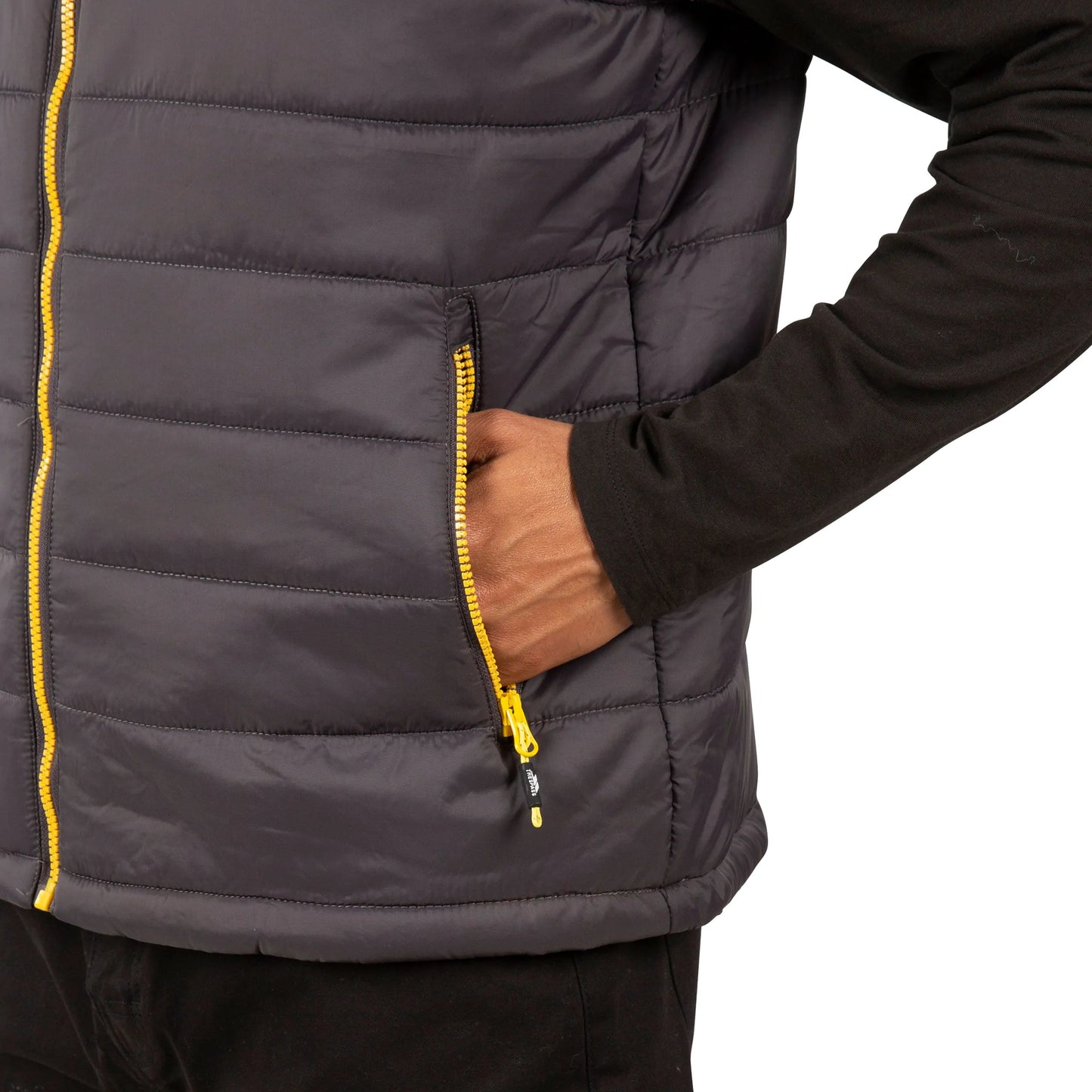 Parka Hombre Sin Manga Franklyn Gris Oscuro