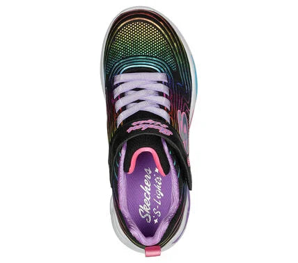 Zapatilla Niña Infantil Wavy Beams Negro Multicolor