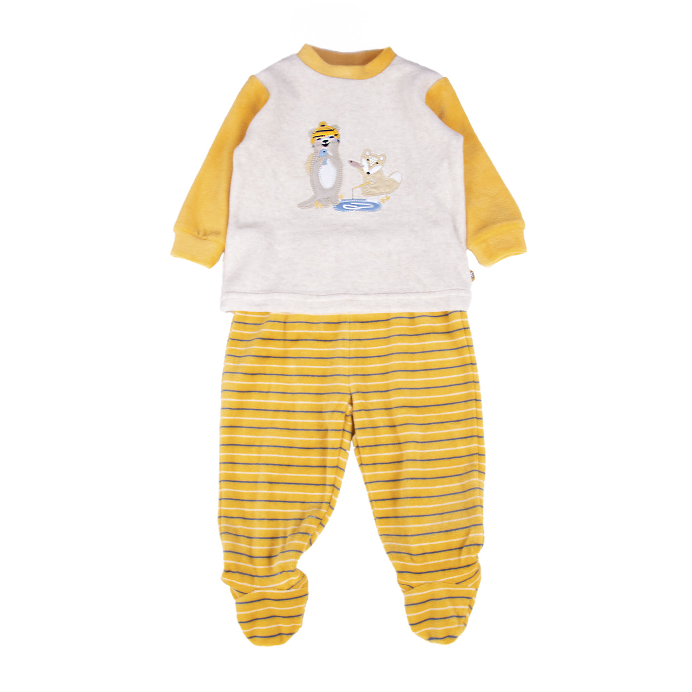 Conjunto Bebe Amarillo Zorro