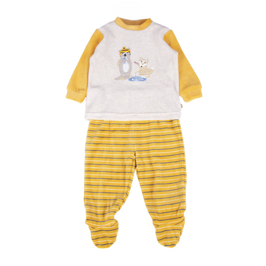 Conjunto Bebe Amarillo Zorro