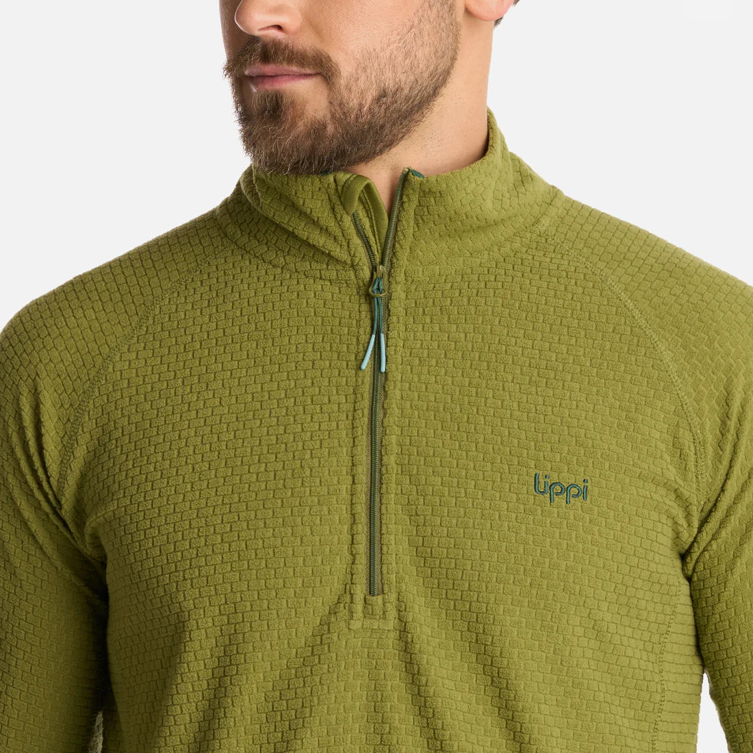 Polerón Hombre Jacaranda Nano-f 14 Zip Verde