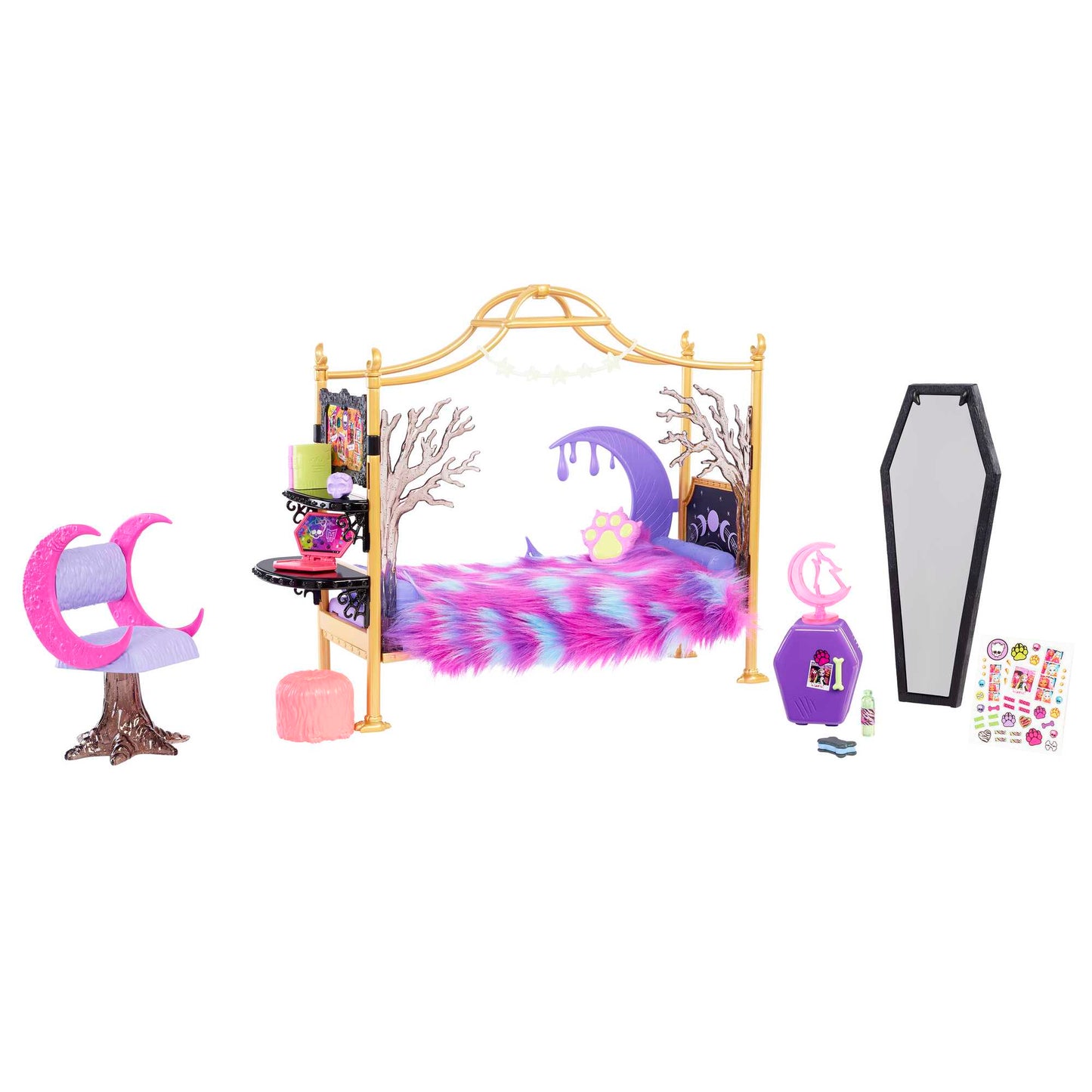 Monster High Dormitorio de Clawdeen Wolf Playset