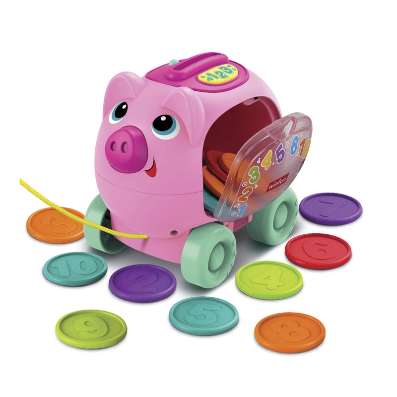 Cerdito Cuenta Arrastra y Aprende
