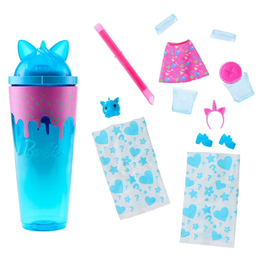 Muñeca Barbie Pop Reveal Shakes Series (rosa/azul)