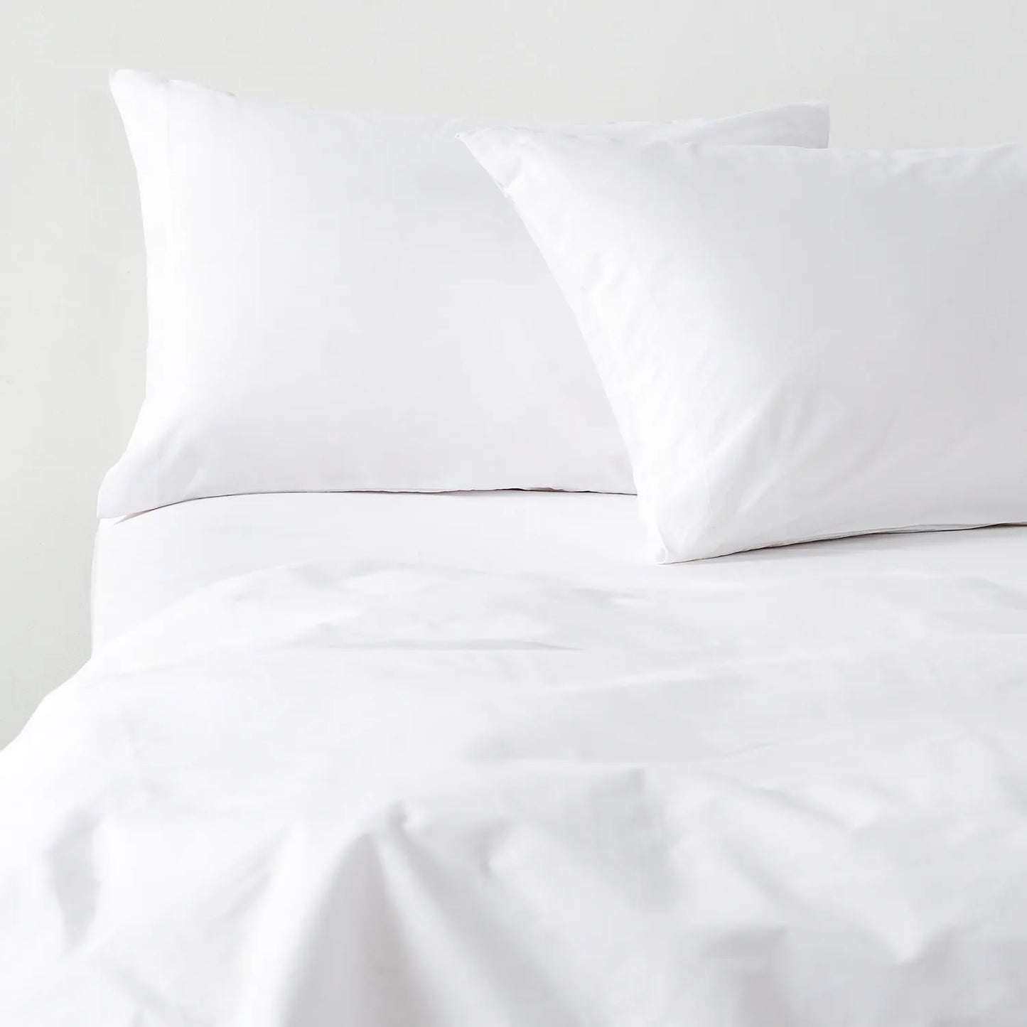 Sábanas King 300 Hilos Liso Blanco