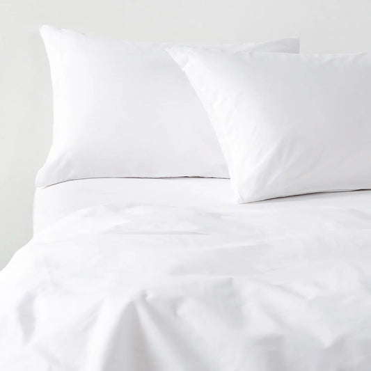 Sábanas King 300 Hilos Liso Blanco