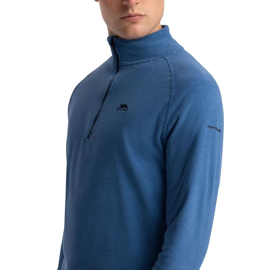 Polerón Hombre 1/2 Cierre Keynote Azul