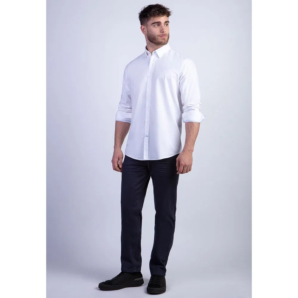 Camisa Hombre Smart Casual Bristol Ferouch White