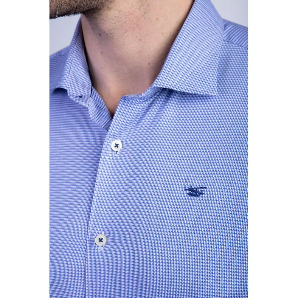 Camisa Hombre Smart Casual Boston Ferouch Azul