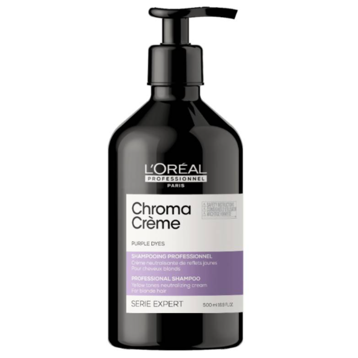 Shampoo Matizador Violeta Chroma Crème Serie Expert 500 ml