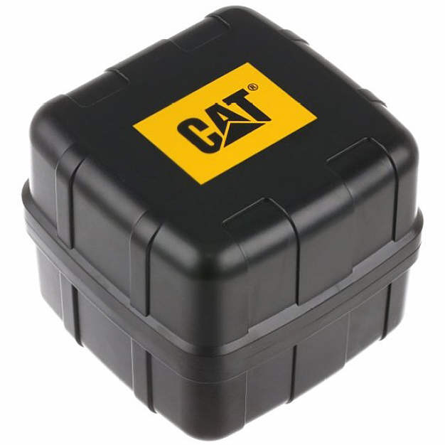 Reloj Hombre Caterpillar Hombre Diam Qb.161.27.137 Malla Negro/amarillo Bisel Negro Fondo Negro