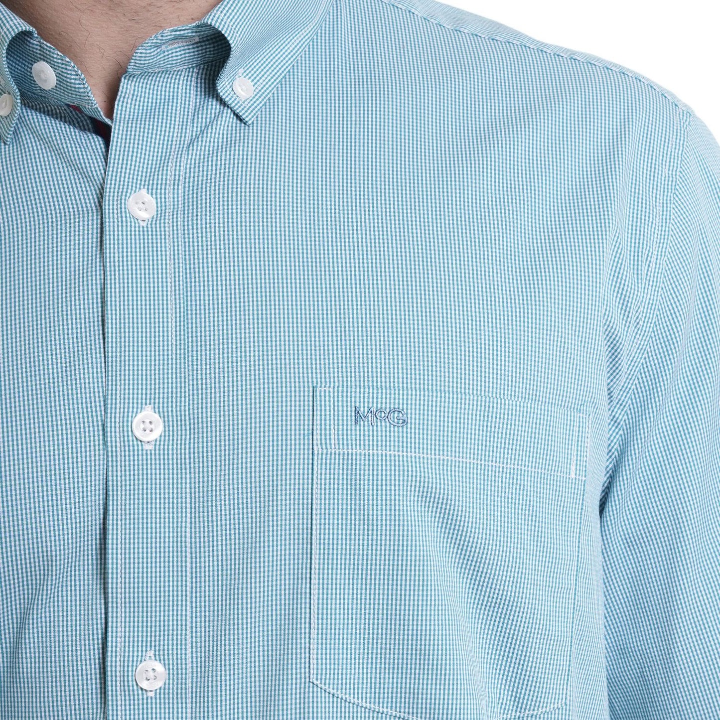camisa-hombre-bronx-micro-cuadro-regular-fit-verde-petroleo