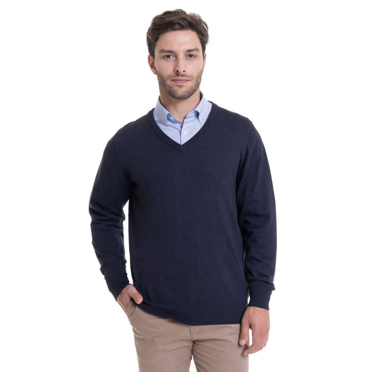 Sweater Hombre Midtown V Neck Azul