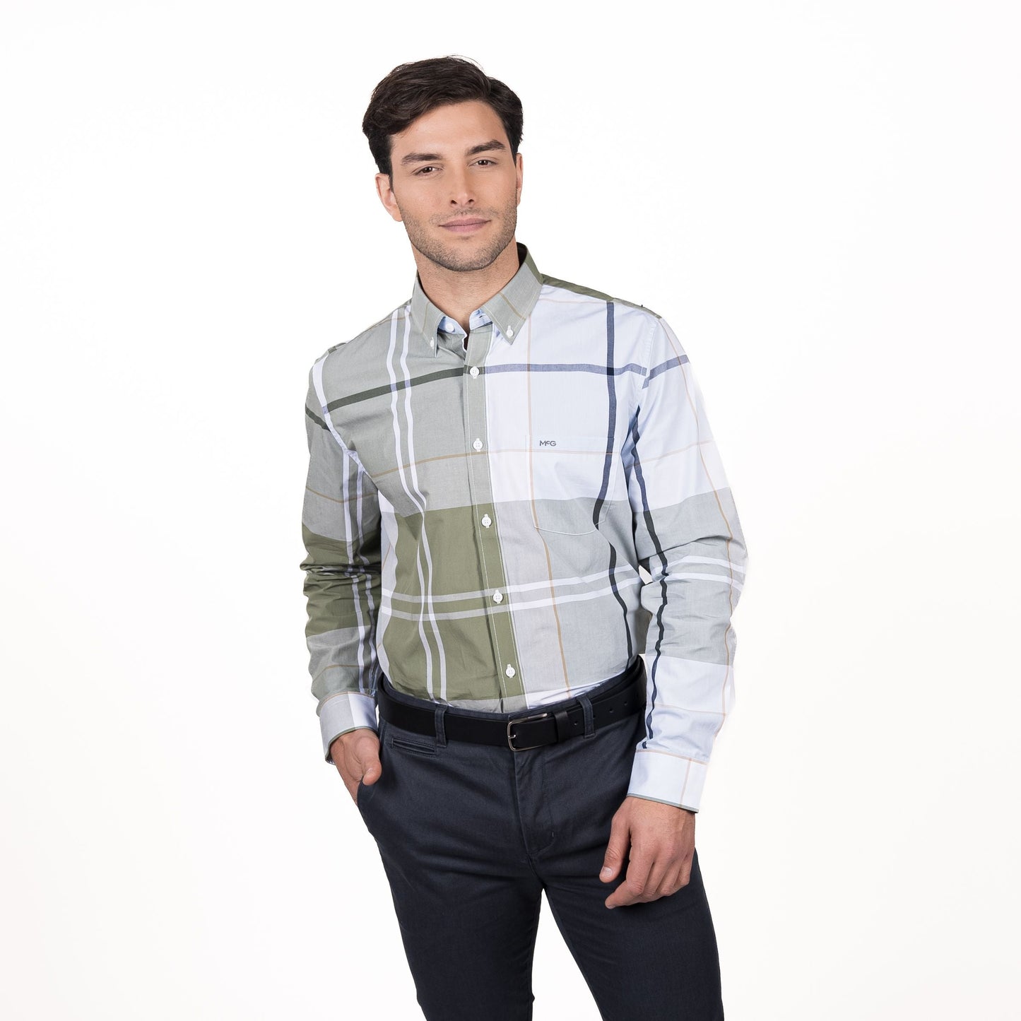camisa-hombre-queens-escocesa-regular-fit-verde-musgo