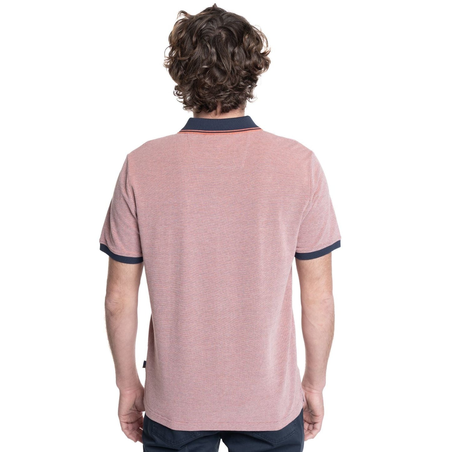 polera-hombre-manga-corta-jacquard-chelsea-naranjo-oscuro