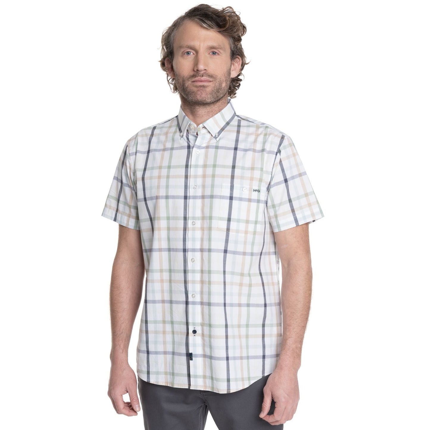 camisa-hombre-manga-corta-escocesa-apollo-verde-manzana