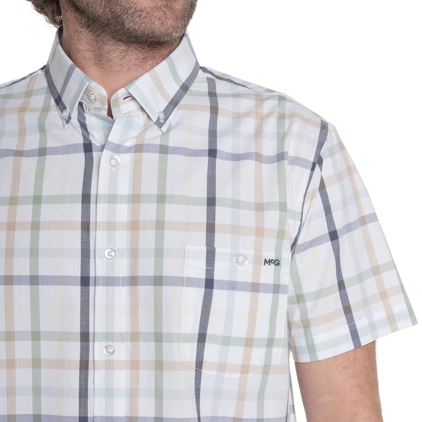camisa-hombre-manga-corta-escocesa-apollo-verde-manzana