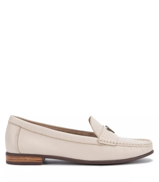 Mocasin Mujer Cuero Siri Crema