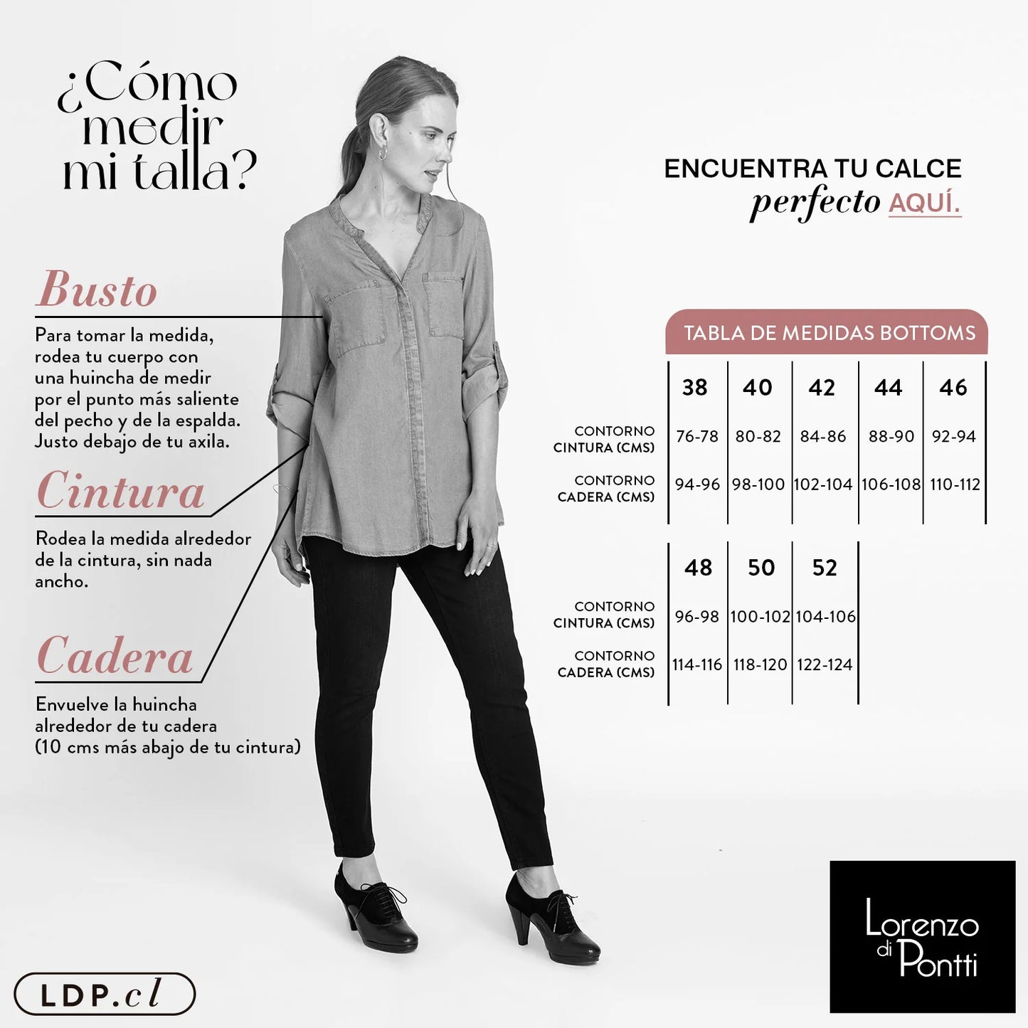 Pantalón Mujer Capri Con Botones En La Cintura Blanco