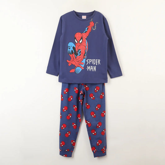 pijama-niño-spiderman-accion-azul-marvel