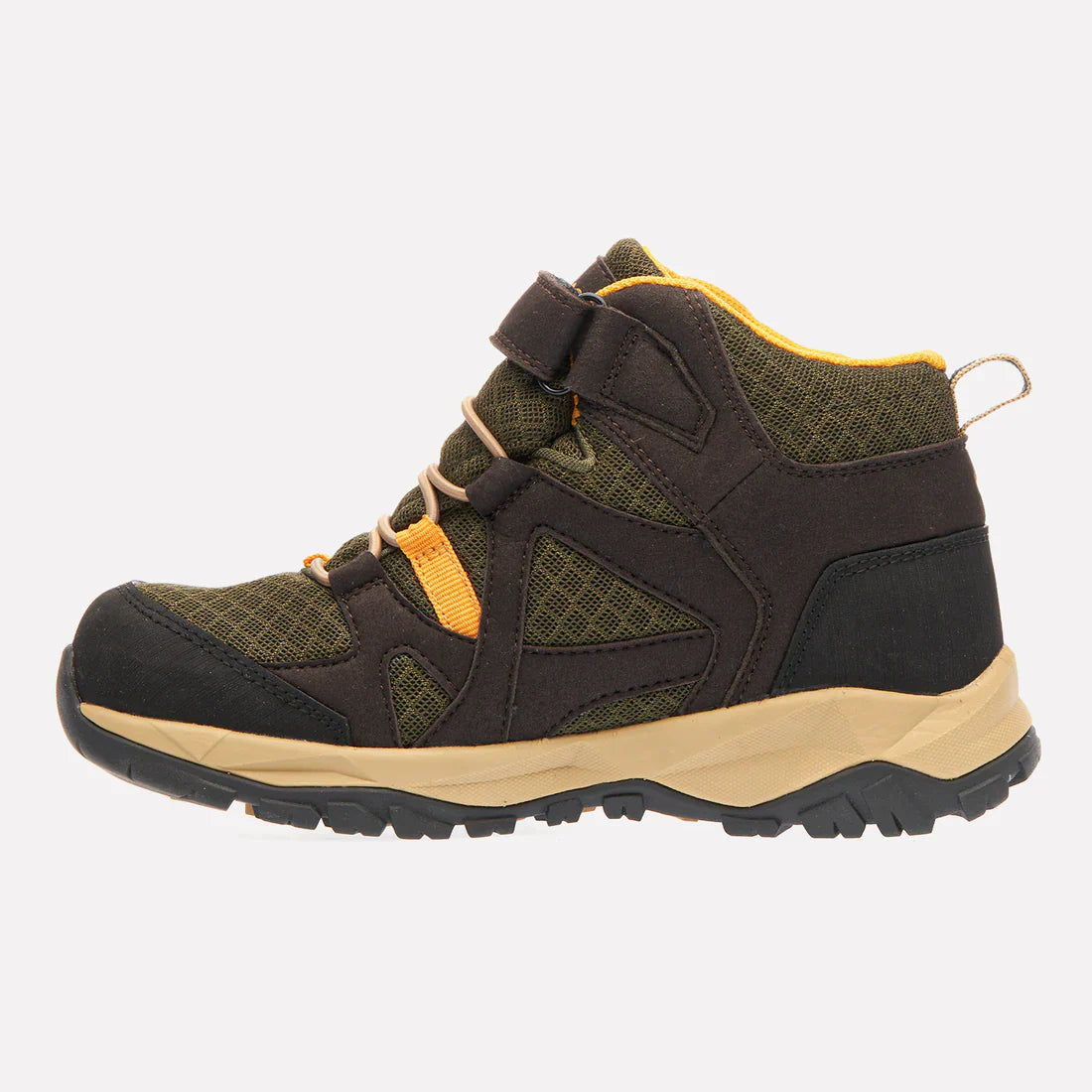 botín-niño-tellus-mid-kids-verde-negro