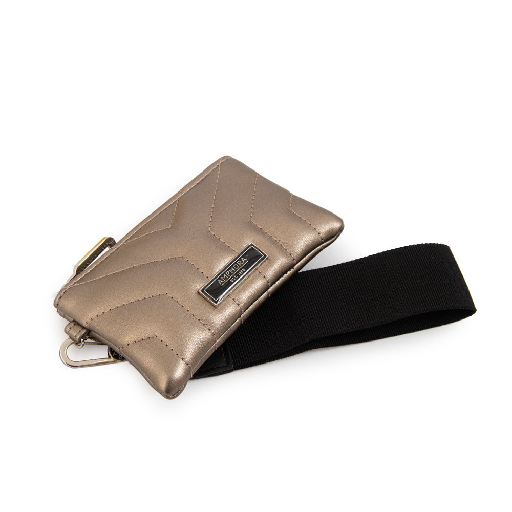 Monedero Mujer Armenia Pequeña Plateado Oscuro