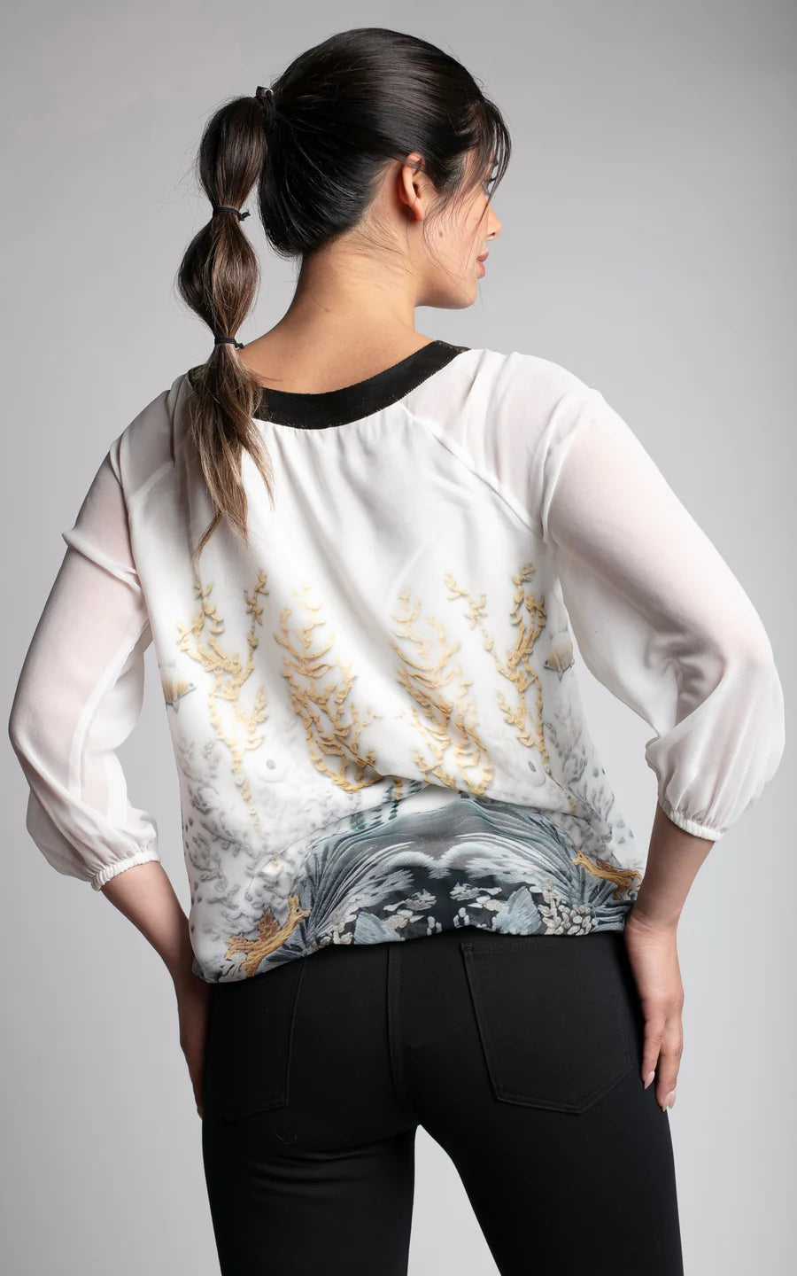 Blusa Mujer Jacinto Blanco