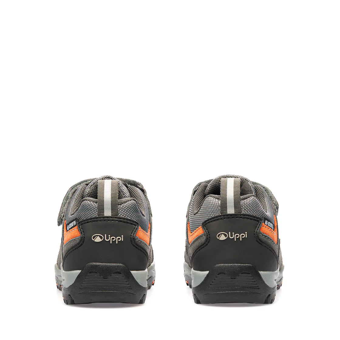 Zapato Niño Puelo CS Low Velcro Gris Naranjo Lippi