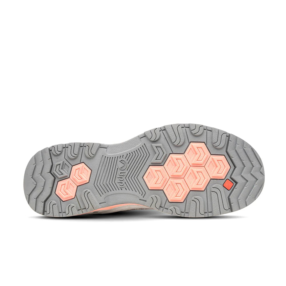 Zapatilla Mujer Panal Flowshell Gris Lippi