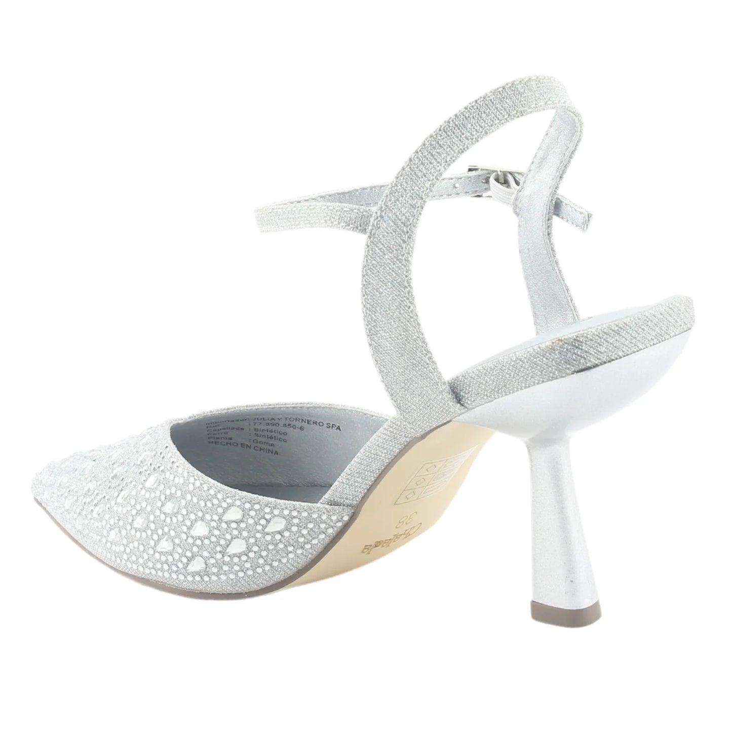 Zapato Mujer Rebi-1 Plateado