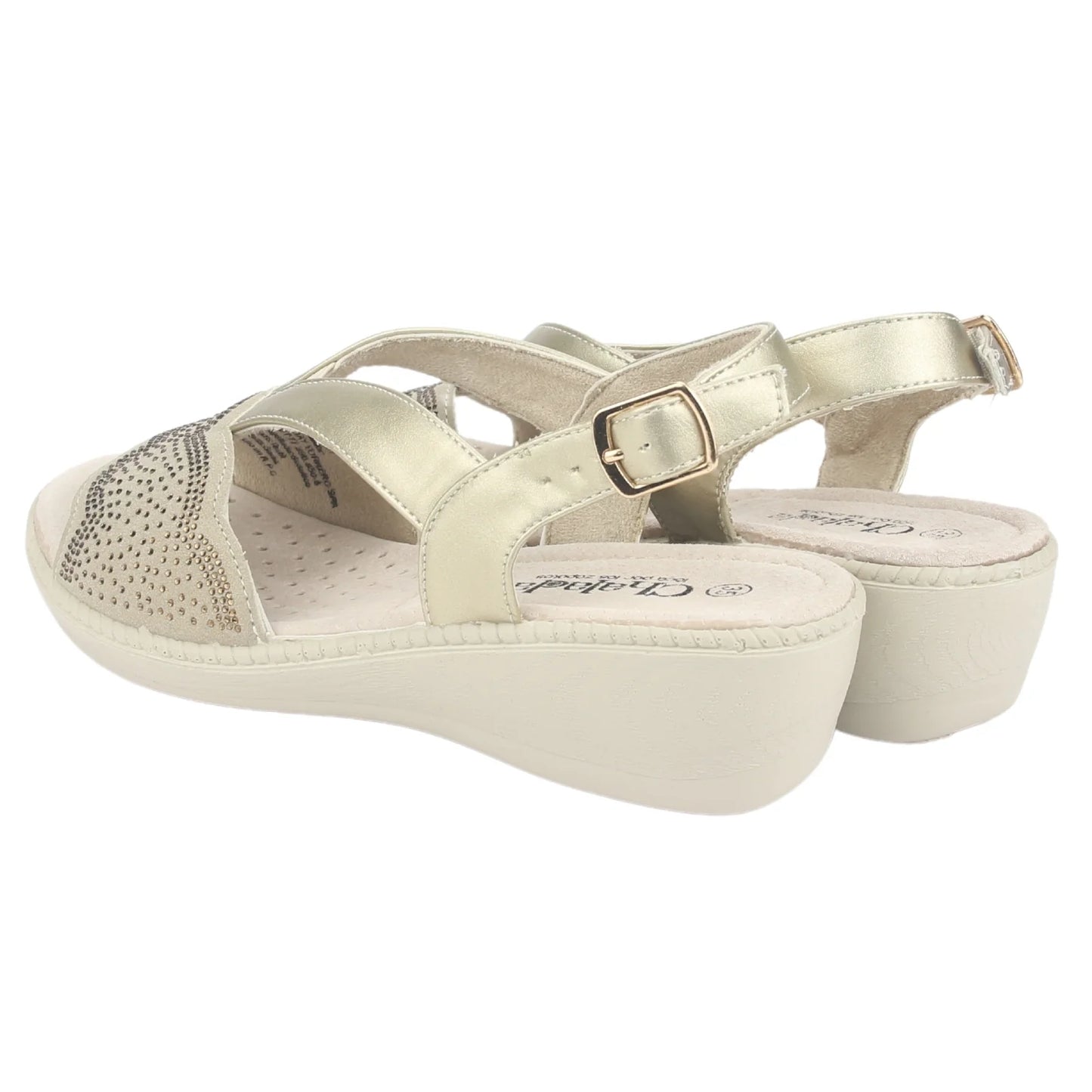 Sandalia Mujer Lupe-81 Beige Casual