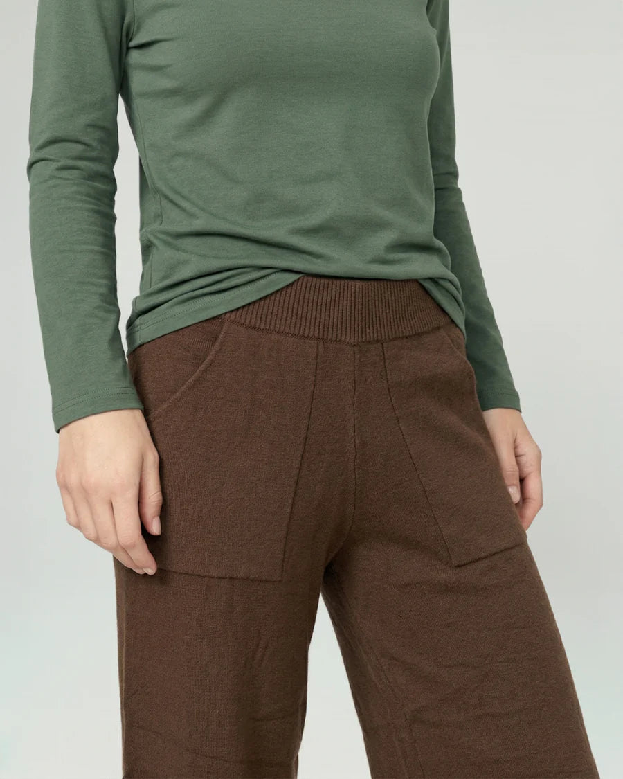 Pantalon Mujer Giovanna Regular Chocolate