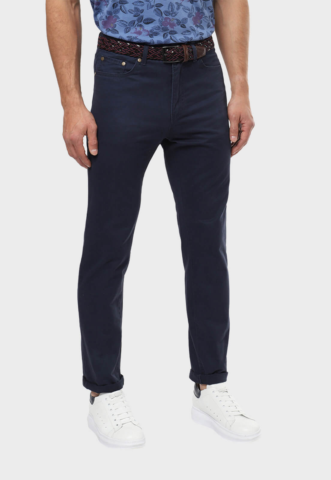 Pantalón Hombre Arrow 5 Pocket Básico TT Azul