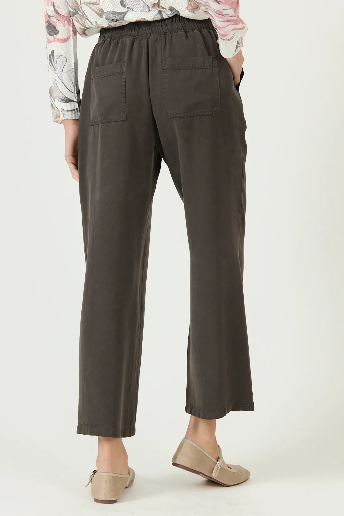 Pantalon Mujer Lyocell Jogger Gris