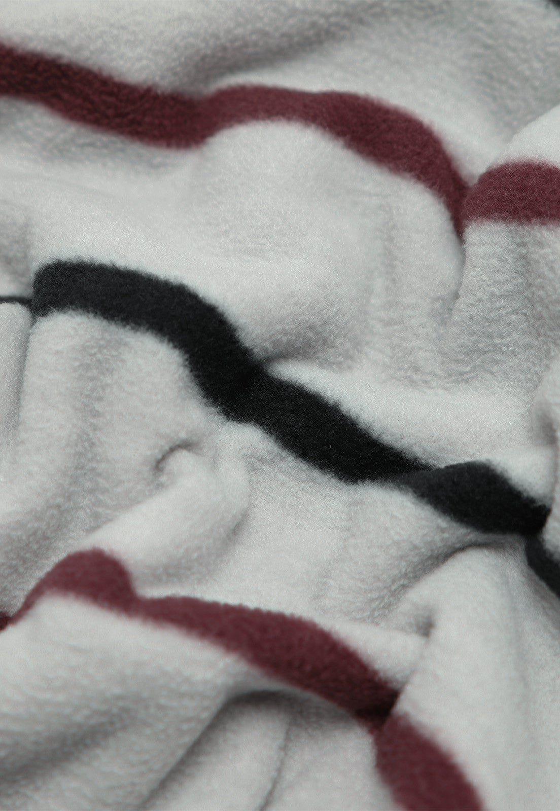 Pijama Hombre De Polar a Rayas Gris
