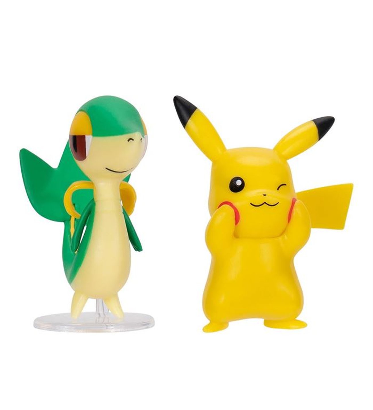 Figuras Pokemon de Batalla 2 piezas Pikachu + Snivy