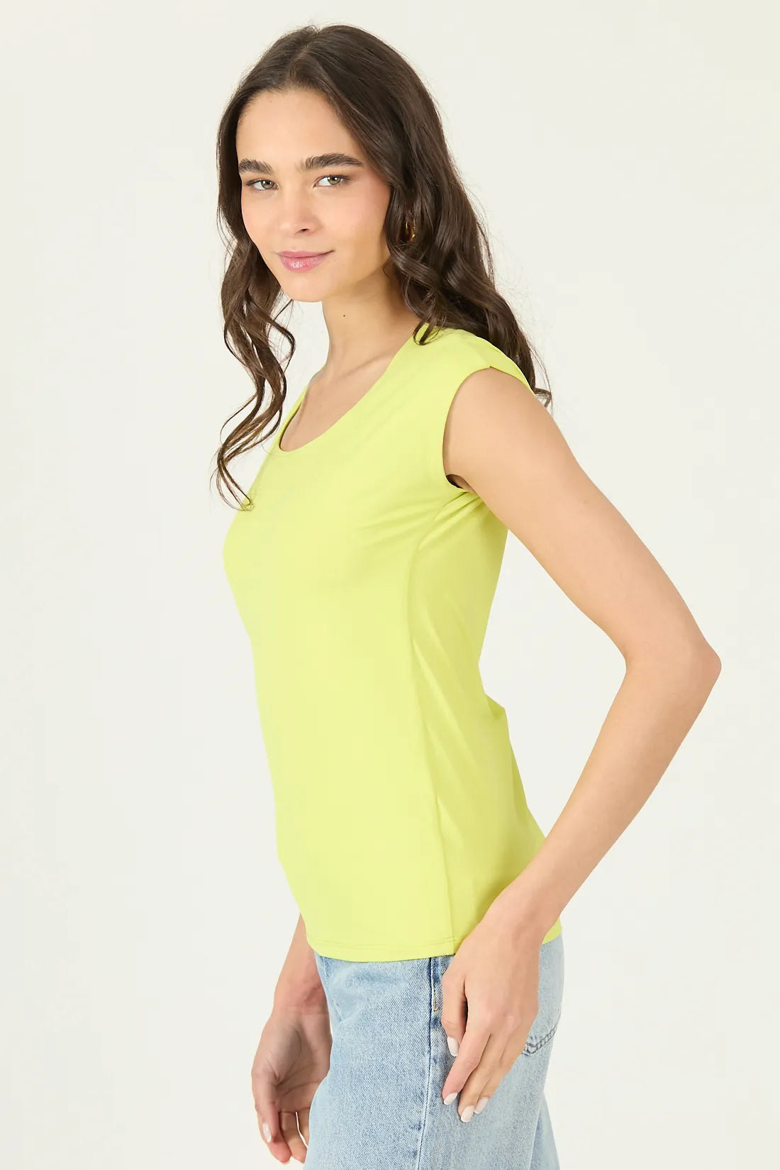 Polera Mujer Manga Corta Lima