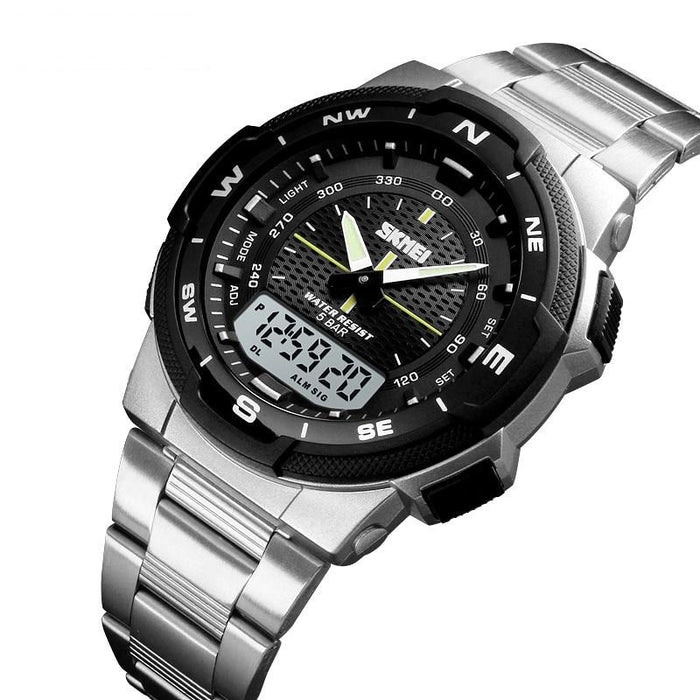 Reloj Hombre SKMEI 1370 Plateado