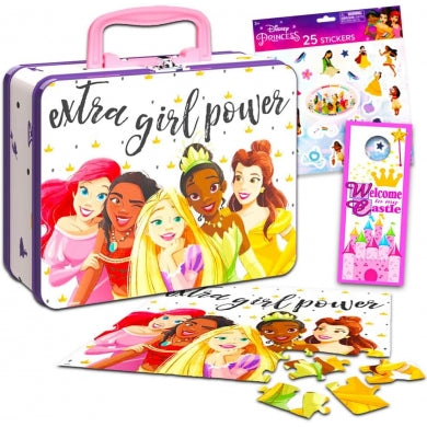 Puzzle 48 Piezas Princesas Disney Caja Metálica
