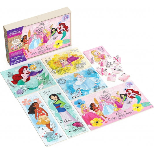 Puzzle de Princesas Disney 7 en 1