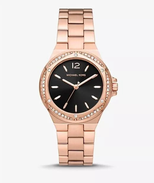 Reloj Mujer MK7233 Lennox Tres Manejas Oro Rosa