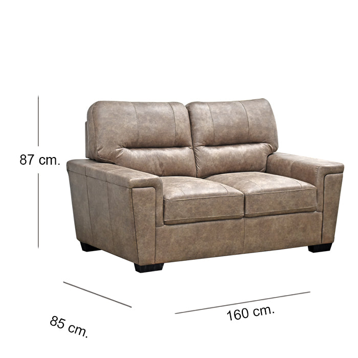 Sofá 2 Cuerpos Navi Brown