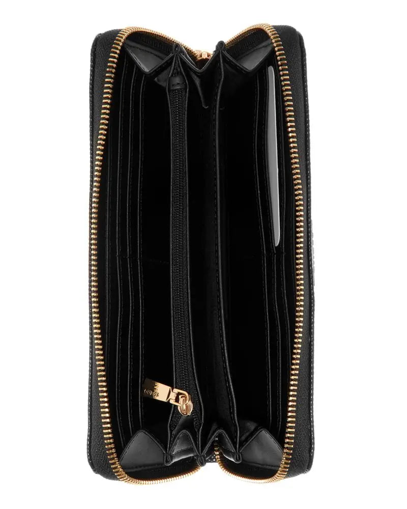 Billetera Mujer Laurel Slg Large Zip Around Negro