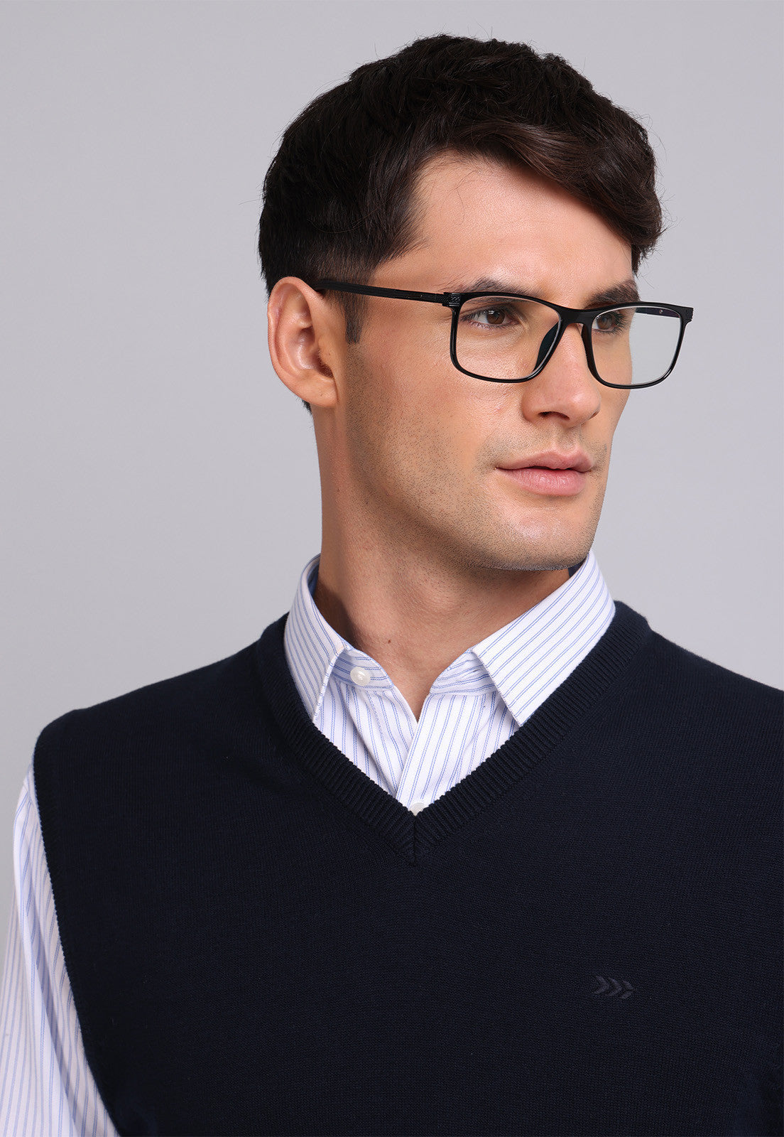 Sweater Hombre Sin Mangas Arrow Azul