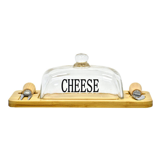 Tabla Quesera con Accesorios Wood