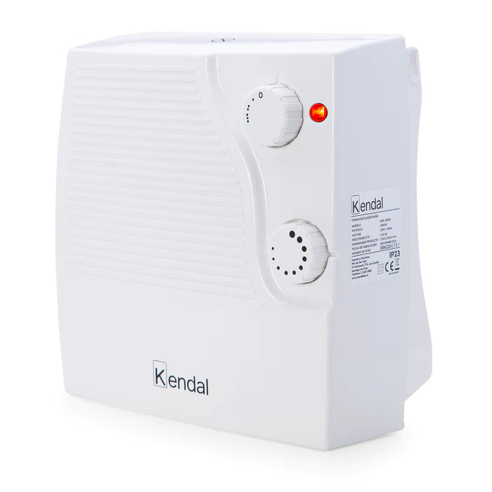 Termo ventilador de baño Kendal 1800w Blanco