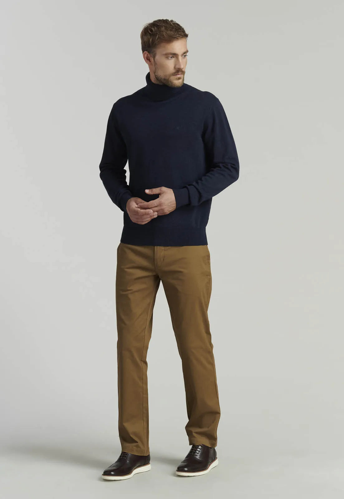Sweater Hombre Turtle Neck F Smart Casual Navy